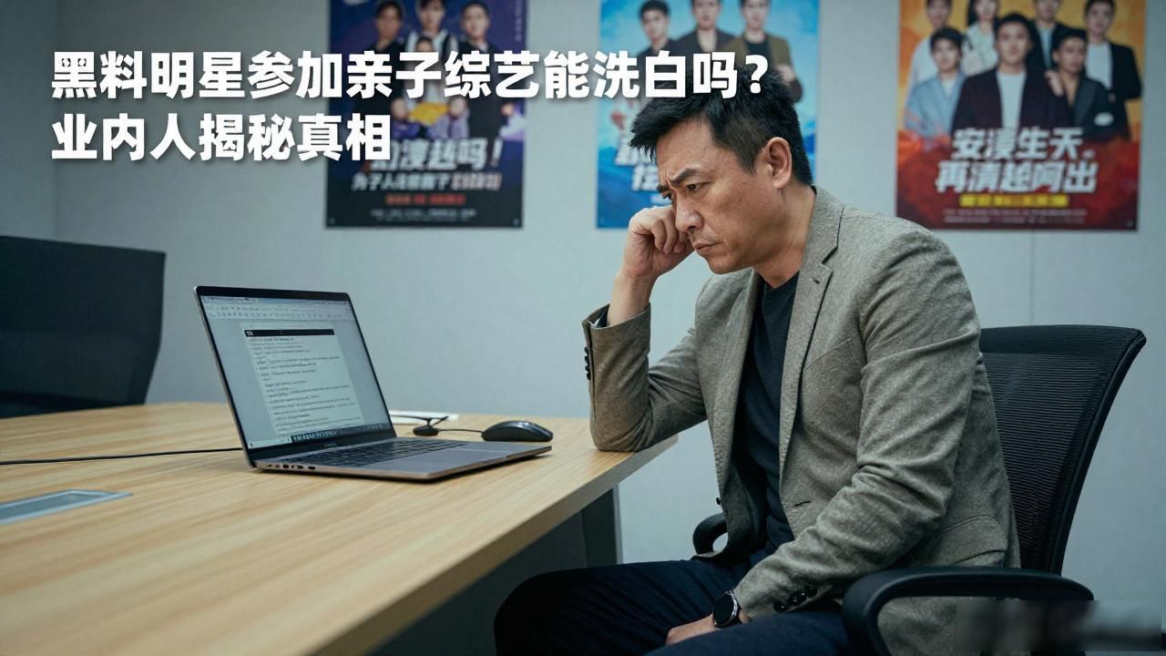 黑料明星参加亲子综艺能洗白吗？业内人揭秘真相